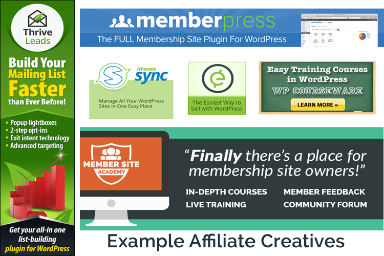 Affiliate Program Creatives