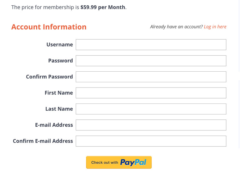 Paid Memberships Pro Review - Checkout