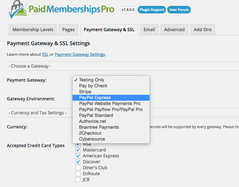 Paid Memberships Pro Review - Payment Processors