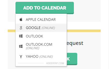 Add to calendar buttons