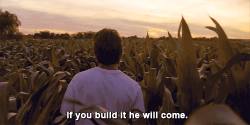 if you build a 'good' membership, the members will just come to you...