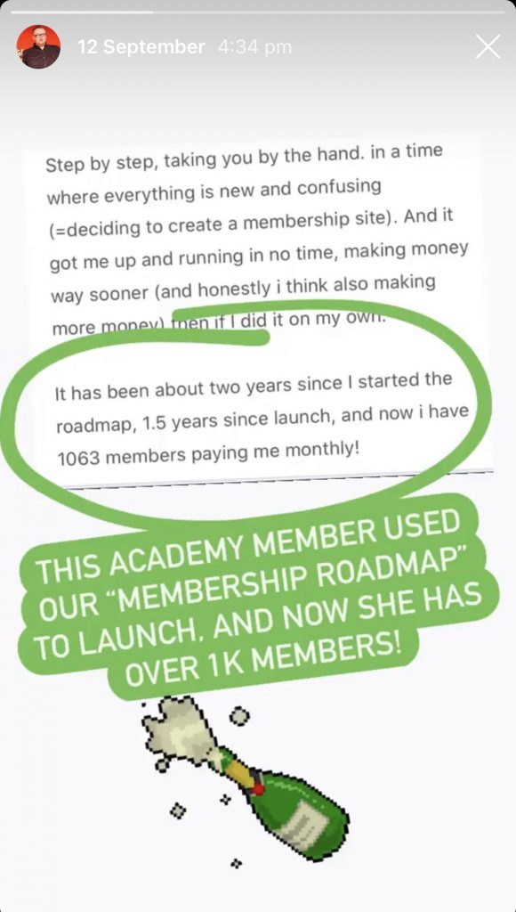Member feedback - Instagram Stories